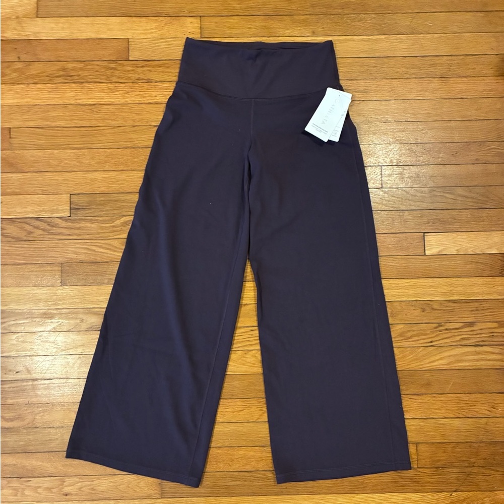 Athleta Elation Wide Leg Pant in Dark Purple